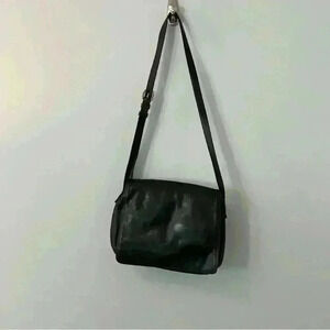 Vintage Black Genuine Leader Nine West Purse with Adjustable Strap